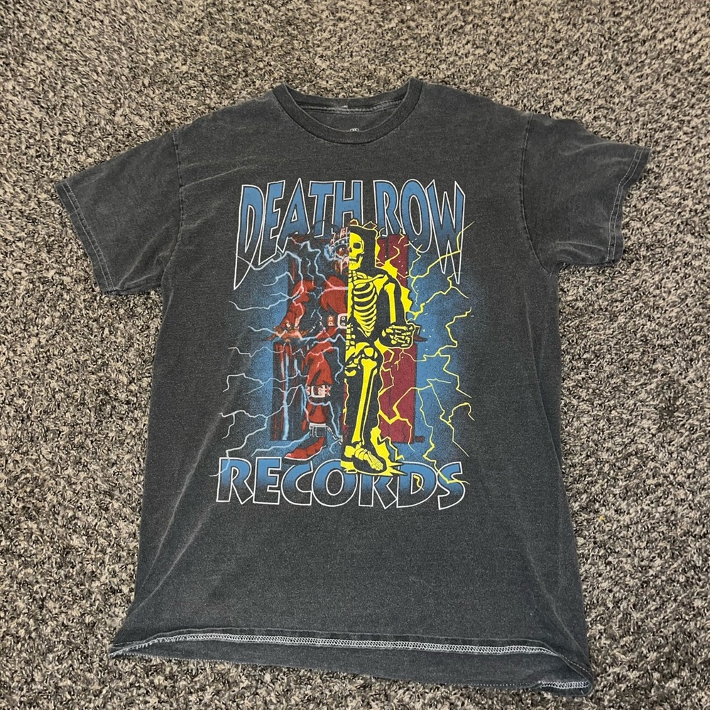 Death row records electric t-shirt